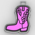 floral-cowboy-boot_1-color.jpg floral cowboy boot - freshie mold - silicone mold box