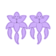 Fleur de lys (40mm) .stl Lilienblüten
