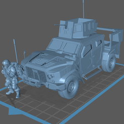 JLTV1.png Archivo STL gratis OSHKOSH JLTV・Diseño por impresión en 3D para descargar