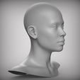 300.95.jpg 10 Realistic Female Asian American head Low-poly 3D model Low-poly 3D model