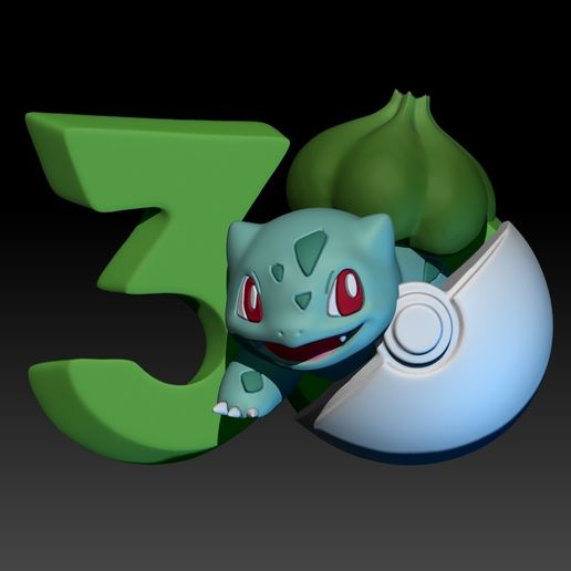 Pokemon 30th Anniversary Bulbasaur Badge