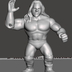 Untitled.png Archivo OBJ wwf wwe aew ecw wcw retro・Design para impresora 3D para descargar