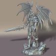 690.jpg Dark knight- MU online stl 3d print