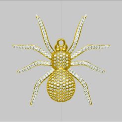 spider1.jpg DXF file spider necklace・Design to download and 3D print, Tutimonta