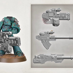 HeavyWeaponSet.png Файл STL Heavy Weapon Set For New Heresy Boys・Идея 3D-печати для скачивания