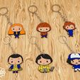 Render_126.jpg Stranger Things Chibi Schlüsselanhänger Set - 6 ikonische Charaktere