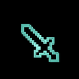 sword.png Minecraft Cookie cutter set