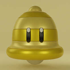 Super-Bell-1.png 3D file Super Bell (Mario)・3D printable design to download