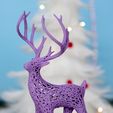 519e676e2af7cdd59e27ba3ed9010097_display_large.jpg Reindeer voronoi, christmas deer