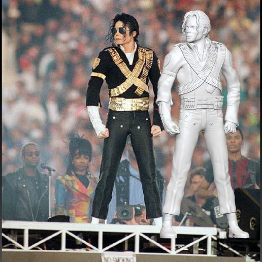 7.5" Michael Jackson King Of Pop Doll Action Figure Statue Limited Collection 