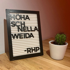 01.png Letter Board - with Feet & Umlaut