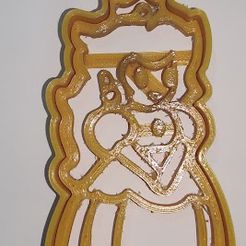 peach.jpg Archivo STL Paper Mario Cookie Cutter - Peach・Modelo para descargar y imprimir en 3D