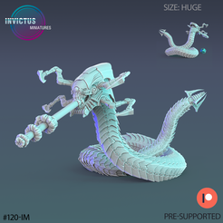 120-IM-Mechanical-Worm-Attack-Huge.png Fichier 3D Attaque mécanique ‧ Sci-Fi Miniature ‧ Wargame Miniatures ‧ Tabletop 3D Model ‧ RPG Miniature ‧ Cyberpunk Construct ‧ Steampunk War Machine ‧ STL FILE・Modèle imprimable en 3D à télécharger