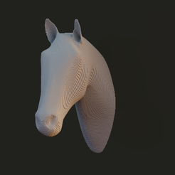 R1.png Horse for Wall Decoration (Abstract Design)