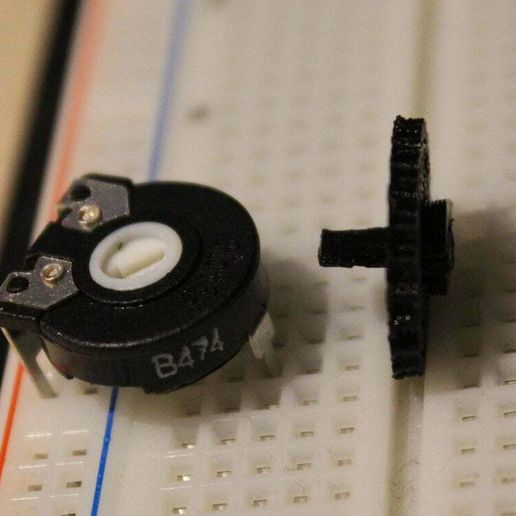 Download free SCAD file Potentiometer Knob • 3D printer design ・ Cults