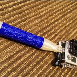 photo_5-4_display_large.jpg Free STL file GoPro Handle With Soft Grip・3D printing idea to download