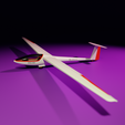 dg101-render-1.png DG100 Glider / Sailplane miniature