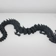 IMG_2794.jpg articulated and modular scaly dragon / without stand / STL