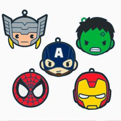 avengers.jpg 3D-Datei Avengers Schlüsselanhänger・3D-druckbares Modell zum Herunterladen