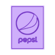 pepsi-logo.stl pepsi - puff paint tile - 3d paint it your self project