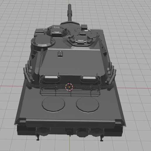 🪖 MBT-70 (German KPz 70 or KpfPz 70) Tank High Resolution・ STL