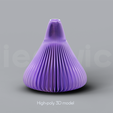 D_5_Renders_00.png Niedwica Vase D_5 | 3D printing vase | 3D model | STL files | Home decor | 3D vases | Modern vases | Floor vase | 3D printing | vase mode | STL