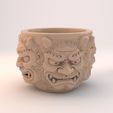 Oni-Guard-Planter-–-3D-Printable-Mythical-Mask-Pot-5.jpg Oni Guard Planter – 3D Printable Mythical Mask Pot