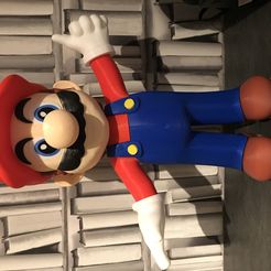 IMG_7870.jpg Archivo STL Mario tamaño natural (1m50) / Multicolor・Diseño para descargar y imprimir en 3D