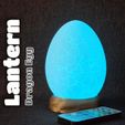 1.jpg Glowing dragon egg - lantern - table lamp with RGB LED light