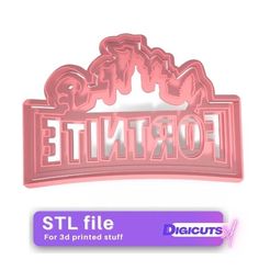 Fortnite-logo-cookie-cutter.jpg STL file Fortnite logo cookie cutter stl file・3D printer design to download