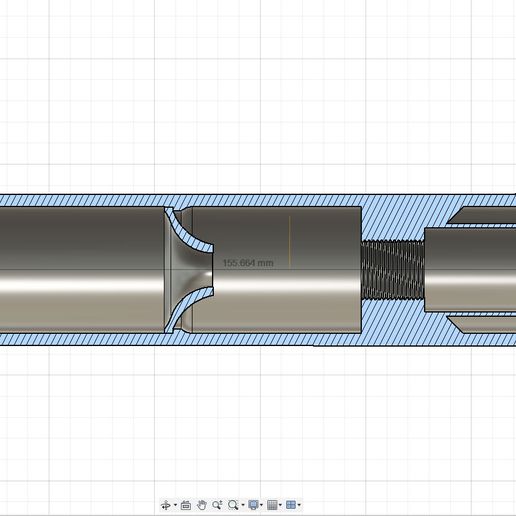 AIRSOFT SILENCER SOUND MODERATOR SUPPRESSOR FOR M4, AR15, M14X1 LEFT 3D model