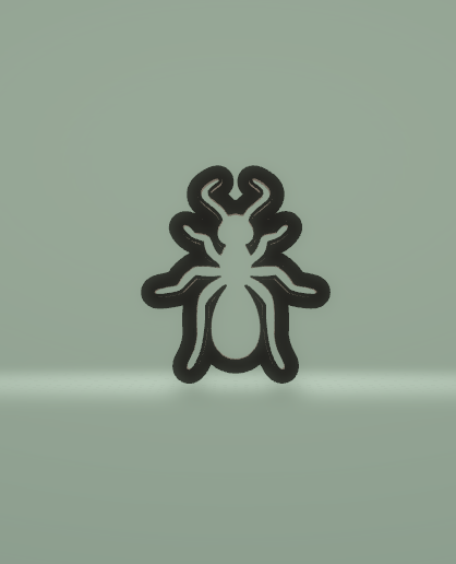 cookie cutter ant - 3D model önizlemesi