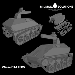 Wiesel-1A1-TOW-Präsentationsbild.png STL file Wiesel 1A1 TOW (commercial license)・3D printable model to download