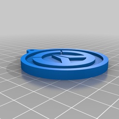 Overwatch.png Free 3D file Overwatch Symbol Pendant/Keyring・3D printer model to download