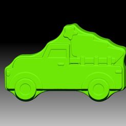 XmasTruck.jpg STL file CHRISTMAS TRUCK SOLID SHAMPOO AND MOLD FOR SOAP PUMP・3D print model to download