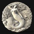 Mermaid-CNC-.5.jpg Mermaid CNC STL file