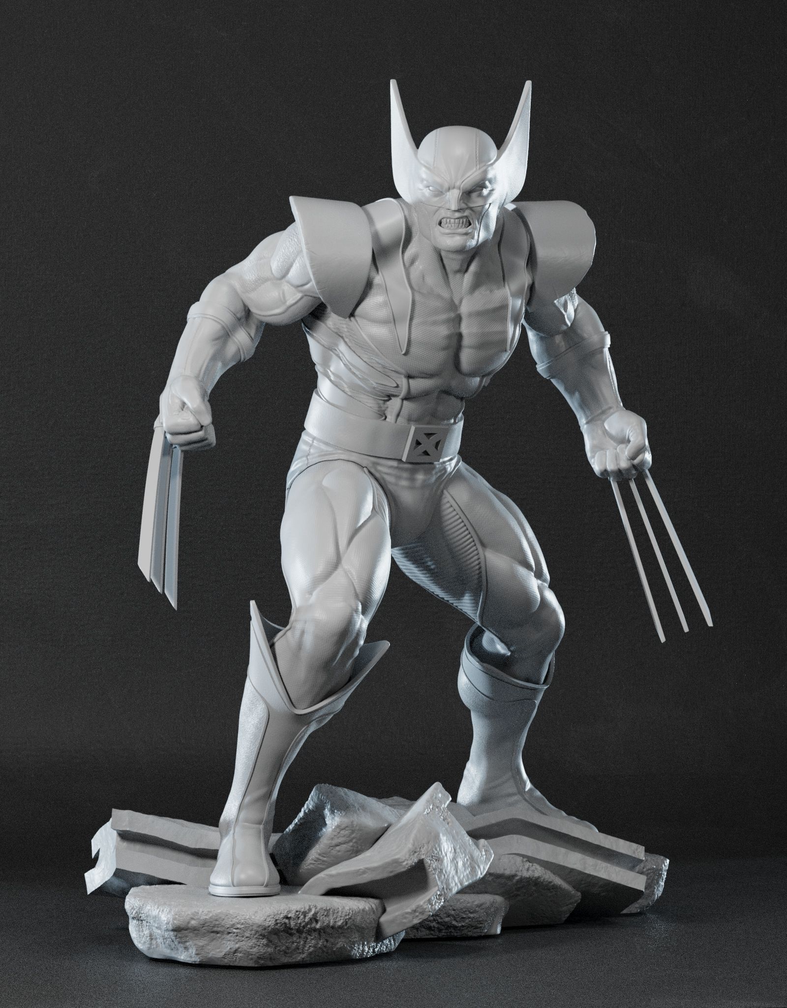 Pd Archivo 3D Wolverine STL・Objeto imprimible en 3D para descargar, DigitalStrider
