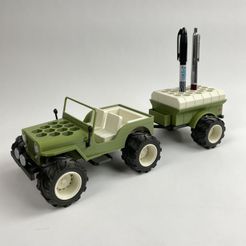 IMG_8444.jpg WILLYS JEEP PEN HOLDER + TRAILER