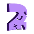 2.stl HALLOWEEN Letters and Numbers (10) | Logo