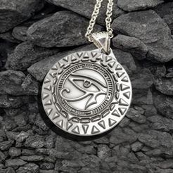 eye-horus-8.jpg STL file EYE HORUS PENDANT ANCIENT EGYPT・3D printable model to download