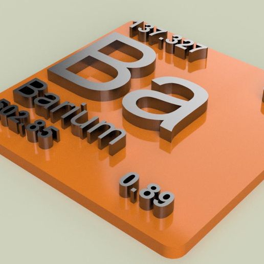 3d file periodic table of elements blocks chemistry 118 elements printable stl file model to download and 3d print cults