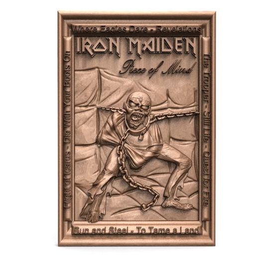 🎵 Iron maiden Eddie PIece of mind CNC・Arquivo STL para ・Cults