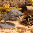 Wolf (1).JPG Archivo STL gratuito Lobo - Miniatura de sobremesa・Idea de impresión 3D para descargar