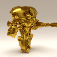 Screen_1_c.png Free STL file Golden Tower of Power Mausoleum Walker・3D printable model to download, HappyDuck3D