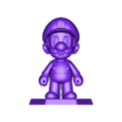 Otaku Studio Luigi With Base - Old Version.stl Luigi - Super Mario Fan Art 3D Model