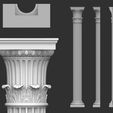 23-ZBrush-Document.jpg 90 classical columns decoration collection -90 pieces 3D Model