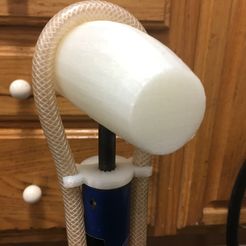 2016-12-08_16.28.28.jpg Free STL file Handle and top cap for Silca track bicycle tire pump・3D printable design to download