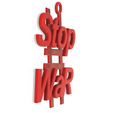 StopWar-02-v3-04.png Decor Sign "STOP WAR IN UKRAINE" PUTIN STOP - everyone should make and hang this sign everywhere - symbol signpost movement and direction real 3D Relief For CNC building decor wall or door-mount for decoration sw-02 3d print