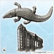 4.jpg Alligator with open mouth (5) - Animal Savage Nature Circus Scuplture High-detailed