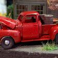 194111536_787968415440064_8250094668669792830_n.jpg STL file Chevy truck 1951 H0, other scales, diorama 3D・3D printer design to download